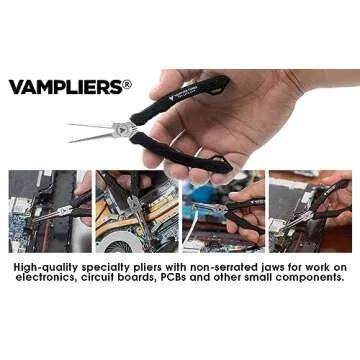 Mini Precision Needle Nose Pliers for Electronics & Jewelry