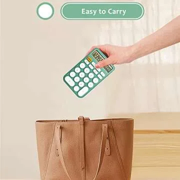 VEWINGL Standard Calculator 12 Digit,Desktop Large Display and Buttons,Calculator with Large LCD Display for Office,School, Home & Business Use,Automatic Sleep,with Battery