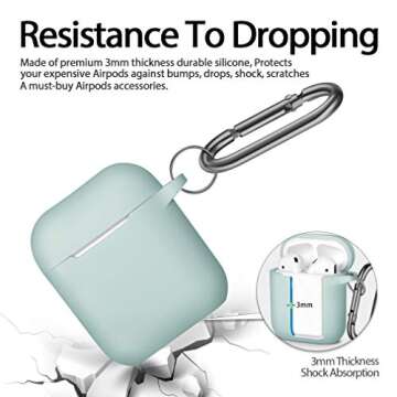 Hamile AirPods Cover: Stylish Silicone Protection for All