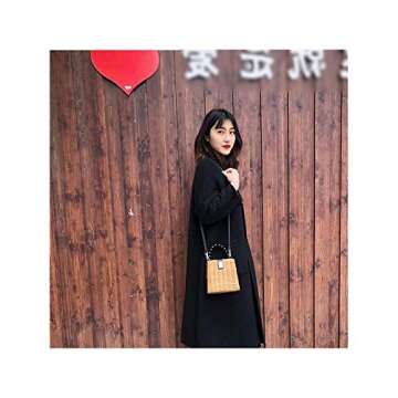 Stylish QTKJ Handmade Wicker Bag for Summer Fashion