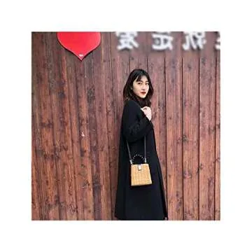 Stylish QTKJ Handmade Wicker Bag for Summer Fashion