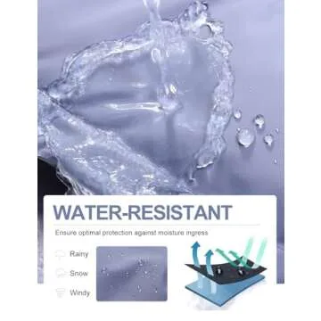 Flygo Men Puffer Jacket Winter Coats Water Resistant Long Sleeve Zip Up Lightweight Quilted Down Jackets(DarkKhaki-XXL)