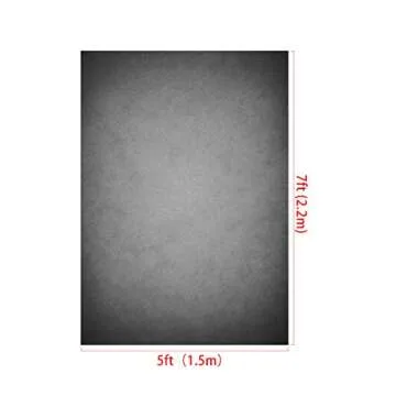 Kate 5x7ft Grey Backdrop for Headshots Portrait Backdrop Gray Background for Photography Fabric Photo Studio Props