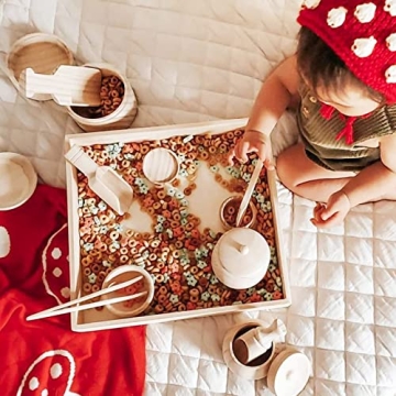 Crisschirs Sensory Bin Tools for Kids – Montessori Educational Kit