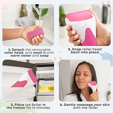 PUR Botanicals Ice Roller for Face and Eyes - Puffiness Relief