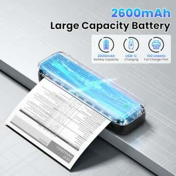 Compact Phomemo M832 Inkless Bluetooth Thermal Printer