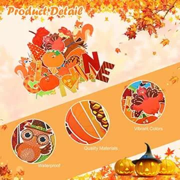 Fall Bulletin Board Decorations - 135 Cute Pieces