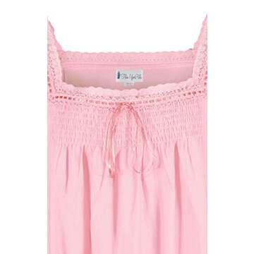 The 1 for U Night Dress For Women Sleepwear, Pink, XS
