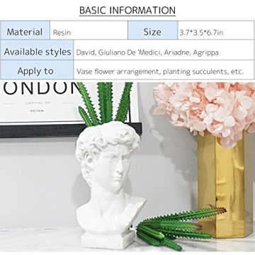 Creation Core Planter Vase Greek Statue 6.7 Inch