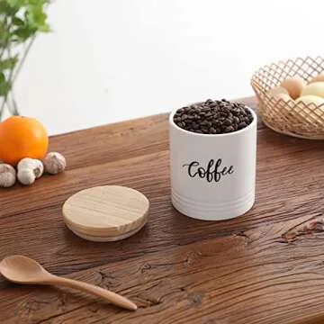 Stylish LEETOYI Porcelain Food Storage Container 4.5 Inch