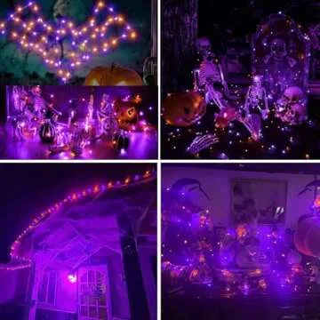 Joomer Solar Halloween String Lights 80FT 240LED 8 Modes