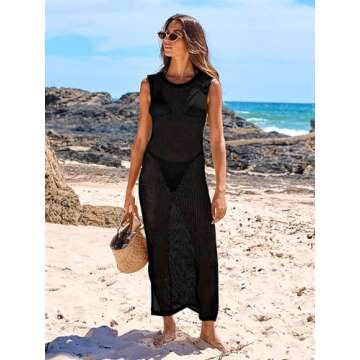 Elegant ANRABESS Women’s Swimsuit Cover Up - Perfect for Beach Holidays