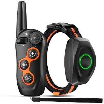 Versatile Dog Training Collar - Waterproof, Rechargeable & Adjustable with Remote Control for Effect...
