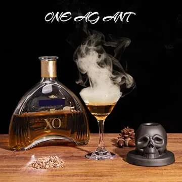 Cocktail Smoker Kit with Torch and 4 Wood Chips for Whiskey