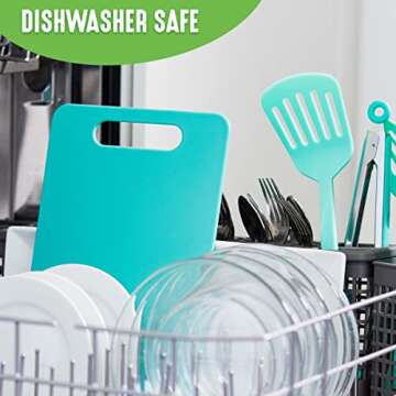 GreenLife Cutting Board Set - Turquoise, 8x12" & 10x14"