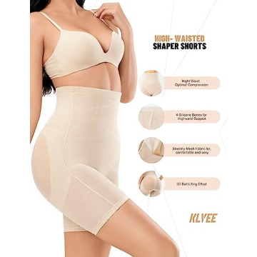 KLVEE Shapewear for Women Tummy Control Butt Lifting Panties