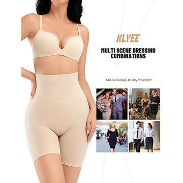 KLVEE Shapewear for Women Tummy Control Butt Lifting Panties