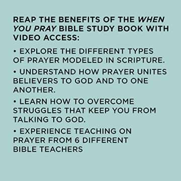 When You Pray - Bible Study Book with Video Access: A Study of Six Prayers in the Bible