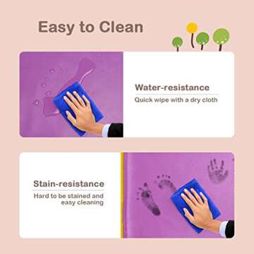 Costzon Crawl and Climb Play Set, Colorful 5 Piece Lightweight Foam Shape for Climbing, Crawling & Sliding, Safe Soft Block for Preschoolers, Baby, Kids (Multicolor)