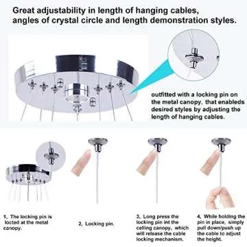 Dixun Modern LED Chandelier for Elegant Spaces