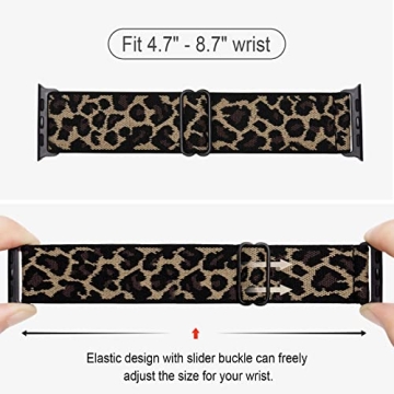 Stretchy Nylon Apple Watch Bands for All Series & Sizes