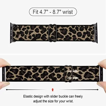 Stretchy Nylon Apple Watch Bands for All Series & Sizes