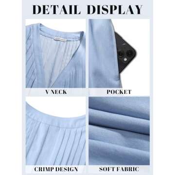 GUBERRY Sundresses for Women Sleeveless Mini Casual Short Tank Denim Summer Dresses for Teens Babydoll Beach Dress for Women