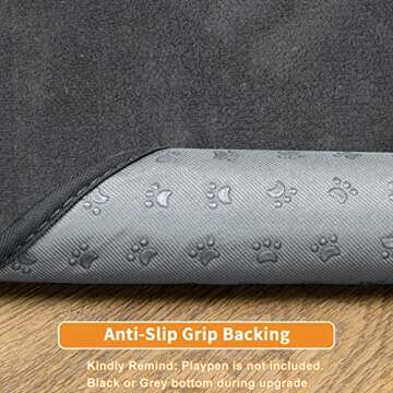 Reusable Pee Pads for Dogs, 24x48 4 Pack Washable Puppy Pads, Absorb Dog Mats Non-Slip Puppy Training Pads for Whelping, Potty, Training, Playpen, Crate