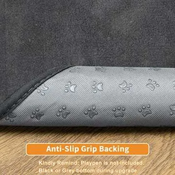 Reusable Pee Pads for Dogs, 24x48 4 Pack Washable Puppy Pads, Absorb Dog Mats Non-Slip Puppy Training Pads for Whelping, Potty, Training, Playpen, Crate