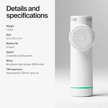 Hypervolt Go 2 Handheld Massage Gun with Quiet Glide Technology