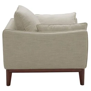 Stone & Beam Hillman Mid-Century Chair in Ivory for Living Room
