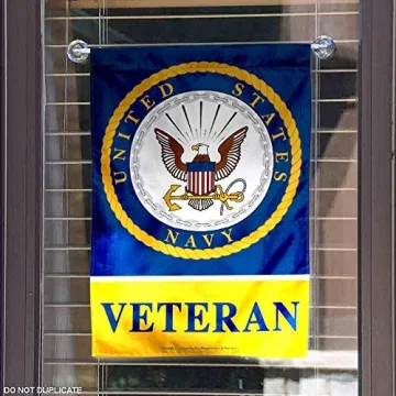 WinCraft US Navy Veteran Garden Flag for Proud Display