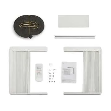 Amazon Basics Window Air Conditioner, 6000 BTU, Cools up to 250 Sq. Ft., White AC Unit, Remote Control