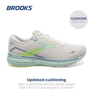 Brooks Women's Ghost 15 - Smooth Ride Running Shoe - Coconut/Nightlife