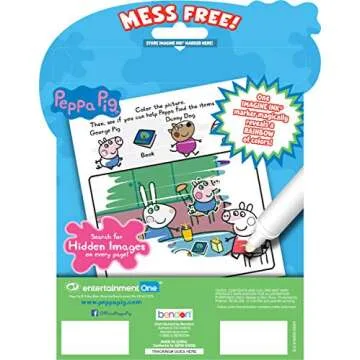 Peppa Pig Imagine Ink Coloring Activity Book | Mess Free Marker Included