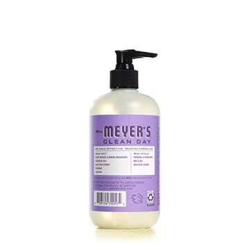 Mrs. Meyer's Hand Soap, Made with Essential Oils, Biodegradable Formula, Lilac, 12.5 fl. oz