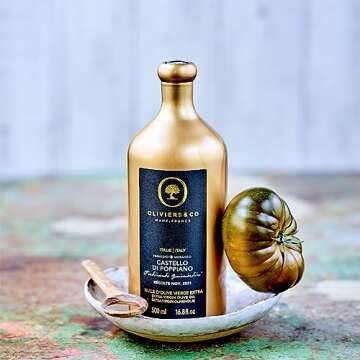 Castello Di Poppiano Italian Extra Virgin Olive Oil by Oliviers & Co | Vintage Grand Cru in Glass Bottle | Exclusive to Oliviers&Co | Cold Pressed | New Harvest | 500ml