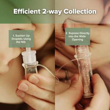 Haakaa Silicone Colostrum Collectors Set with Clear PP Storage Case 4 ml, 6 PK