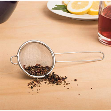 HIC Kitchen Fine Mesh Strainer, Durable Stainless Steel