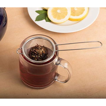 HIC Kitchen Fine Mesh Strainer, Durable Stainless Steel