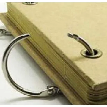 2 Inch Book Binder Rings 20 Pack Nickel Plated for Organizing