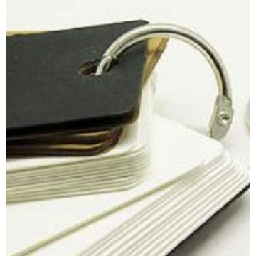 2 Inch Book Binder Rings 20 Pack Nickel Plated for Organizing