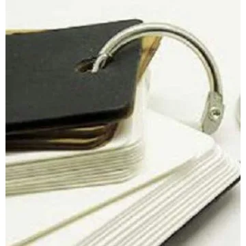 2 Inch Book Binder Rings 20 Pack Nickel Plated for Organizing
