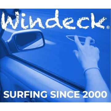 Windeck Finger Surfboard - Rad Fingerboard Toy - Surf The Wind - Mini Board for Kids and Surfers Looking to Hone Their Surfer Skills (Blue Bomber)