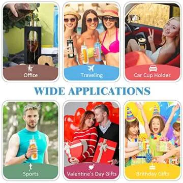 20 Oz Glass Water Tumble with Straw and Lid, Bamboo Lids Water Bottle, Wide Mouth Smoothie Cups, Reusable Iced Coffee Cup Straw Silicone Protective Sleeve for Office Daily Life Home, 3 Packs