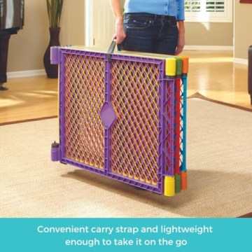 North States Superyard Colorplay 8-Panel Baby Playpen Safe Spacious