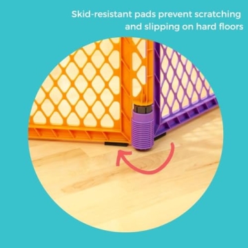 North States Superyard Colorplay 8-Panel Baby Playpen Safe Spacious