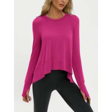 AUTOMET Women Athletic Crop Tops for Stylish Workouts