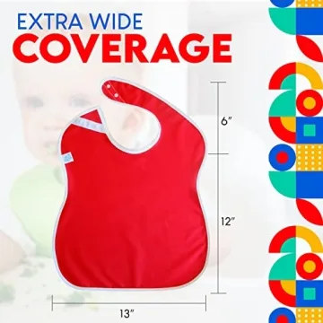Toppy Toddler Waterproof Bibs for Mess-Free Meals