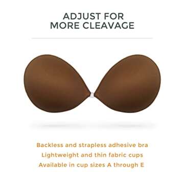 Wingslove Adhesive Bra: Reusable Push-up Silicone Invisible Support for Dresses